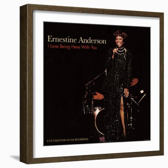 Ernestine Anderson, I Love Being Here With You-null-Framed Art Print