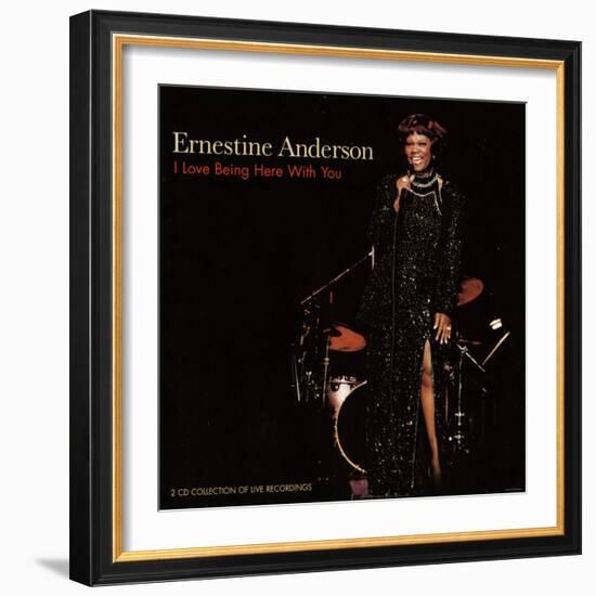 Ernestine Anderson, I Love Being Here With You-null-Framed Art Print