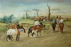 Horse Throwing-Ernesto Icaza-Art Print
