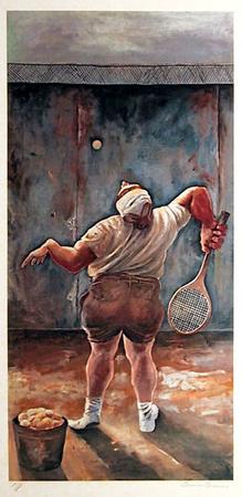 The Backstretch Collectable Print By Ernie Barnes Art Com