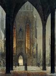 Procession in the Mist, 1828-Ernst Ferdinand Oehme-Framed Premier Image Canvas