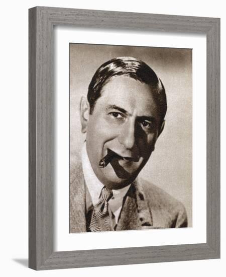 Ernst Lubitsch, German-Born Jewish Film Director, 1933-null-Framed Giclee Print