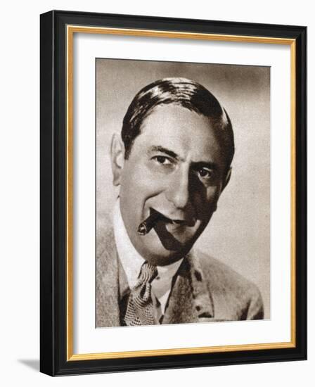 Ernst Lubitsch, German-Born Jewish Film Director, 1933-null-Framed Giclee Print