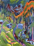 Sertig Path in Summer-Ernst Ludwig Kirchner-Giclee Print