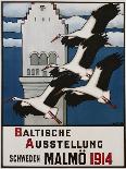 Baltische Ausstellung - Schweden Malmo Travel Poster-Ernst Norlind-Framed Giclee Print
