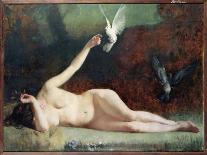 Woman with Pigeons, circa 1883-Ernst Philippe Zacharie-Giclee Print