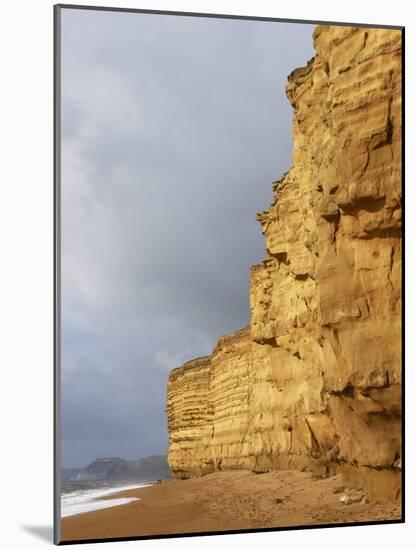 Eroded Cliffs At Burton Bradstock-Adrian Bicker-Mounted Photographic Print