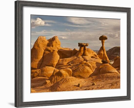 Eroded Rock, Grand Staircase Escalante National Monument, Utah, USA-Cathy & Gordon Illg-Framed Photographic Print