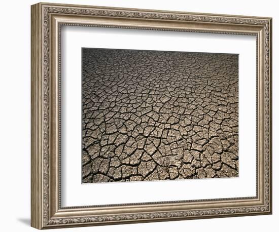 Eroding Ground of Desert-Tim Tadder-Framed Photographic Print