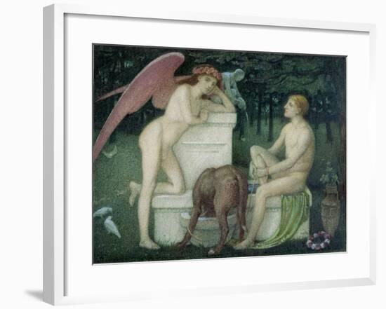 Eros and Ganymede-Alfred Sacheverell Coke-Framed Giclee Print