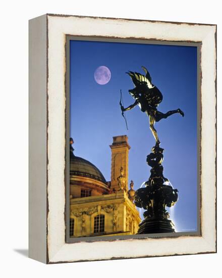 Eros statue, Piccadilly Circus, London, England-Rex Butcher-Framed Premier Image Canvas