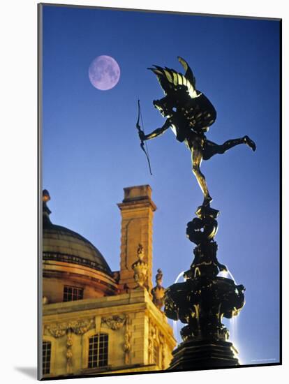 Eros statue, Piccadilly Circus, London, England-Rex Butcher-Mounted Photographic Print