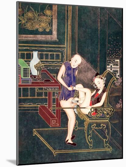 Erotic Scene-null-Mounted Giclee Print