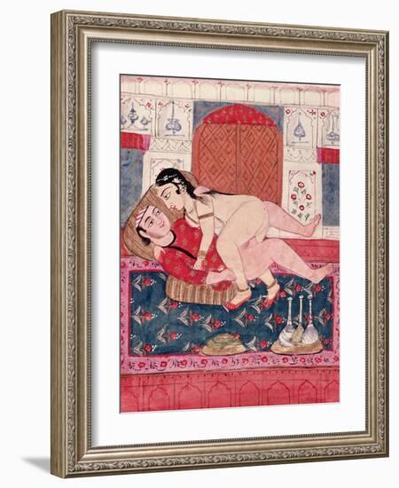 Erotic Scene-null-Framed Giclee Print