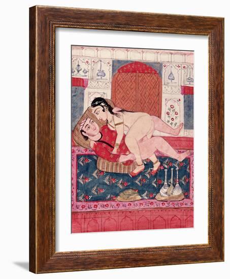 Erotic Scene-null-Framed Giclee Print