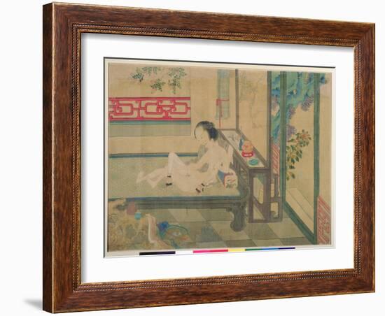 Erotic Scene-null-Framed Giclee Print