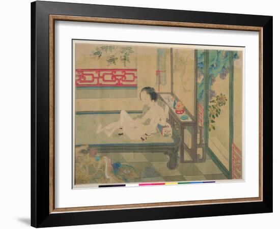 Erotic Scene-null-Framed Giclee Print