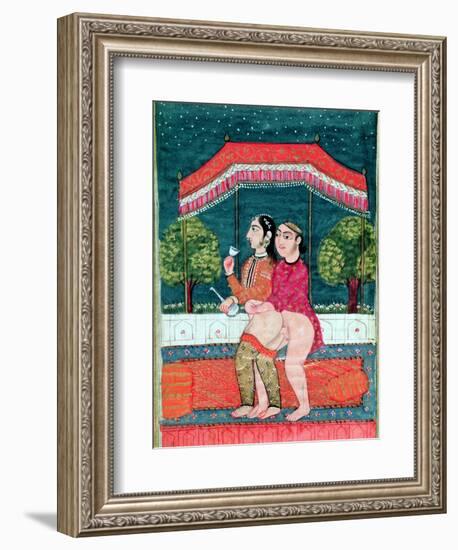 Erotic Scene-null-Framed Giclee Print