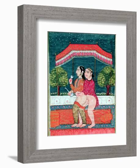 Erotic Scene-null-Framed Giclee Print