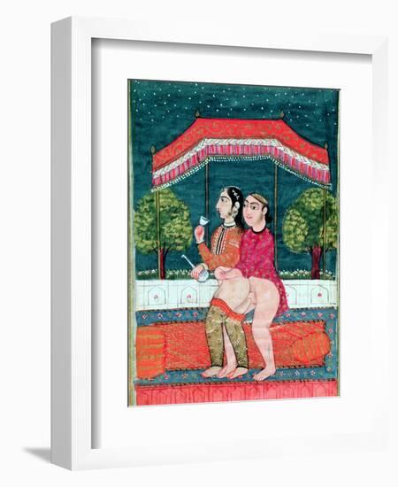 Erotic Scene-null-Framed Giclee Print