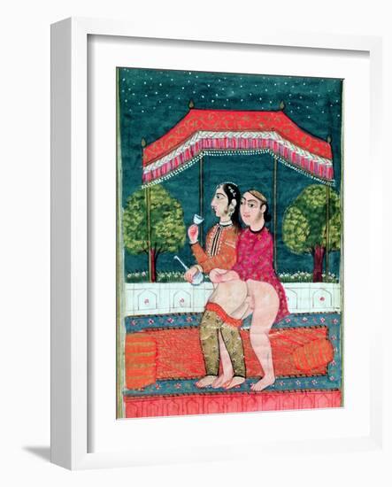 Erotic Scene-null-Framed Giclee Print