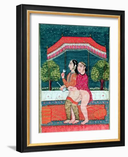 Erotic Scene-null-Framed Giclee Print