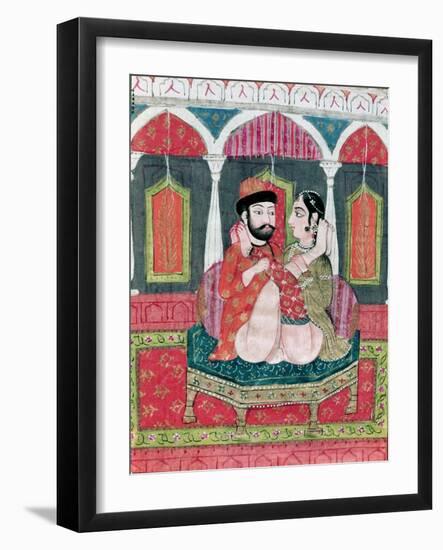 Erotic Scene-null-Framed Giclee Print