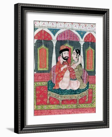 Erotic Scene-null-Framed Giclee Print