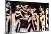 Erotic Sculpture, Hindu Temple, Khajuraho, India, 950-1050-null-Mounted Photographic Print