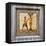 Erotic Tile Mosaic of Pan and Hamadryad from Pompeii, Nat'l Archaeological Museum, Naples, Italy-Miva Stock-Framed Premier Image Canvas