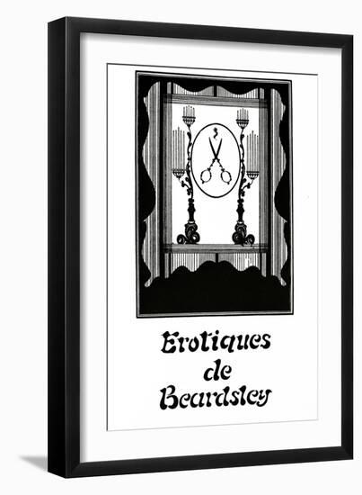 Erotiques De Beardsley, C.1894 (Litho)-Aubrey Beardsley-Framed Giclee Print