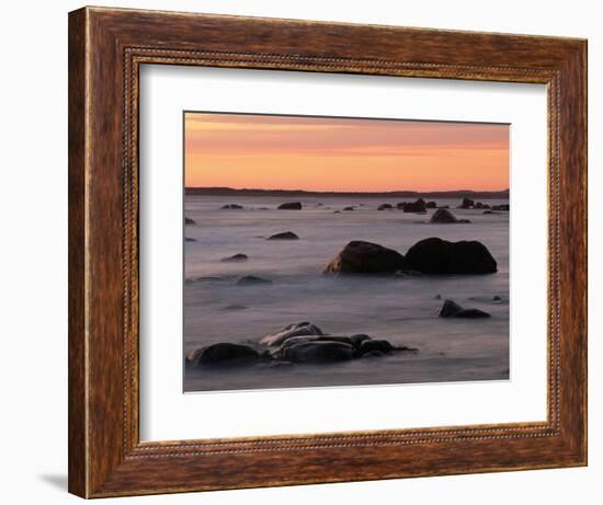 Erratics at Sunset-Raymond Gehman-Framed Photographic Print