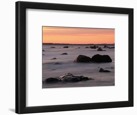 Erratics at Sunset-Raymond Gehman-Framed Photographic Print