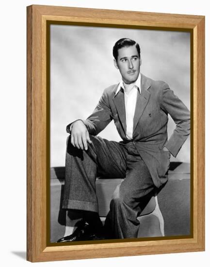 Errol Flynn, 1930s-null-Framed Stretched Canvas