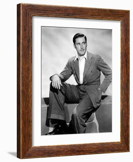 Errol Flynn, 1930s-null-Framed Photo