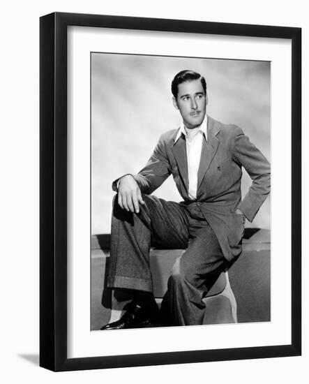 Errol Flynn, 1930s-null-Framed Photo