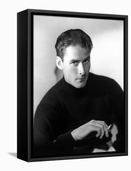 Errol Flynn, 1935-null-Framed Premier Image Canvas