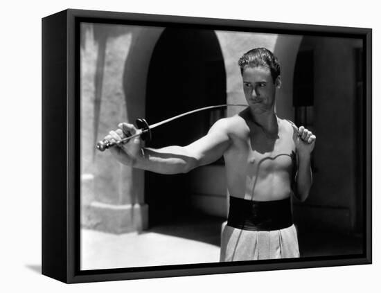 Errol Flynn, 1935-null-Framed Premier Image Canvas