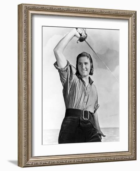 Errol Flynn. "Captain Blood" [1935], Directed by Michael Curtiz.-null-Framed Photographic Print