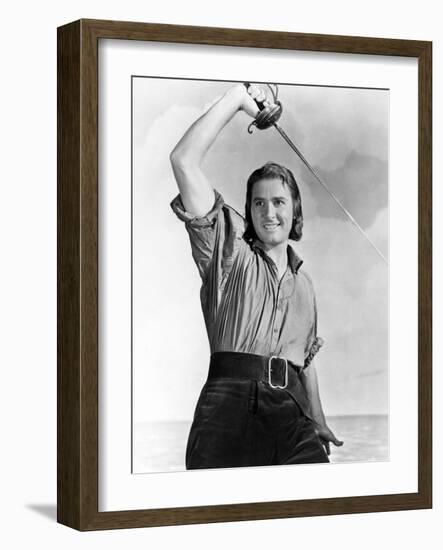 Errol Flynn. "Captain Blood" [1935], Directed by Michael Curtiz.-null-Framed Photographic Print