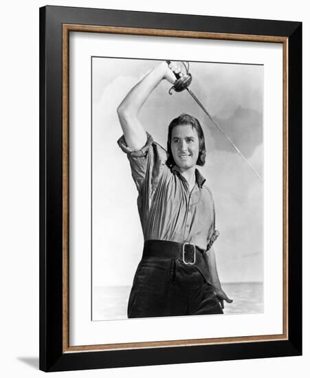 Errol Flynn. "Captain Blood" [1935], Directed by Michael Curtiz.-null-Framed Photographic Print