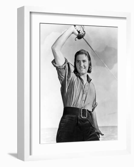 Errol Flynn. "Captain Blood" [1935], Directed by Michael Curtiz.-null-Framed Photographic Print