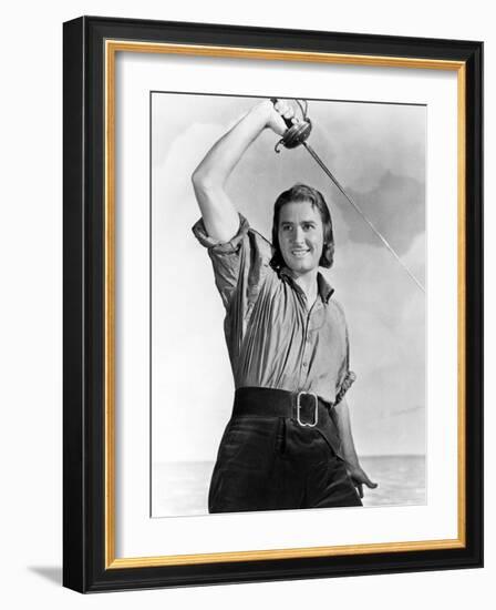 Errol Flynn. "Captain Blood" [1935], Directed by Michael Curtiz.-null-Framed Photographic Print