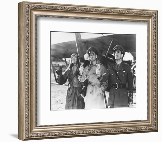 Errol Flynn, David Niven, Basil Rathbone-null-Framed Photo