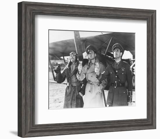 Errol Flynn, David Niven, Basil Rathbone-null-Framed Photo