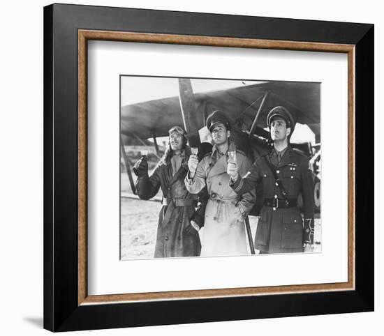 Errol Flynn, David Niven, Basil Rathbone-null-Framed Photo