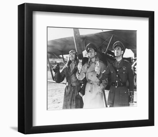 Errol Flynn, David Niven, Basil Rathbone-null-Framed Photo