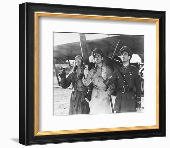 Errol Flynn, David Niven, Basil Rathbone-null-Framed Photo