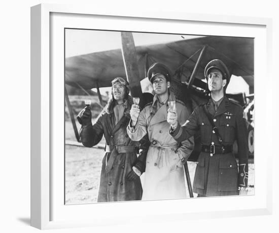 Errol Flynn, David Niven, Basil Rathbone-null-Framed Photo