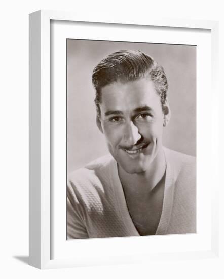 Errol Flynn Film Actor Best Known for His Swashbuckling Roles-null-Framed Photographic Print
